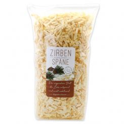 Zirbenspäne 150g verpackt in Cello 