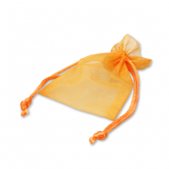 Organza bag, small 10x7cm orange 