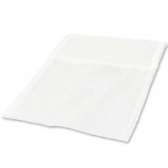 Organzasackerl groß 18x14,5cm creme 