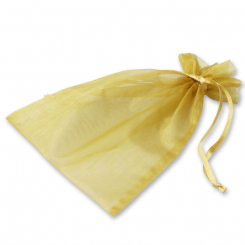 Organzasackerl groß 17x12cm gold 