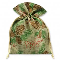 Schafmilchseife Seifennadeln in Stoffsäckchen 240g, Zirbe 