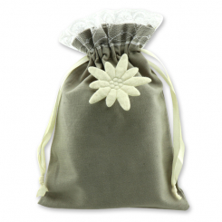 Cloth bag with Edelweiss 18x13cm 