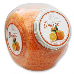 Schafmilchseife Seifennadeln in Dose 1kg, Orange 