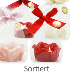 Schafmilchseife Rose Florex 54g, in Cello, sortiert 