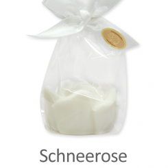 Schafmilchseife Rose Florex 54g, in Cello, Schneerose 