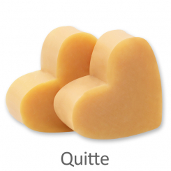 Schafmilchseife Herz mittel 23g, Quitte 