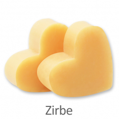 Schafmilchseife Herz mittel 23g, Zirbe 