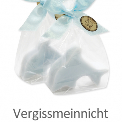 Schafmilchseife Delphin 23g, in Cello, Vergissmeinnicht 