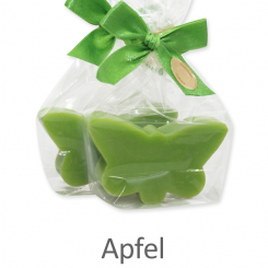 Sheep milk soap butterfly 38g, in a cellophane, Apple 