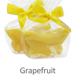 Sheep milk soap butterfly 38g, in a cellophane, Grapefruit 