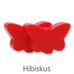 Sheep milk soap butterfly 38g, Hibiscus 