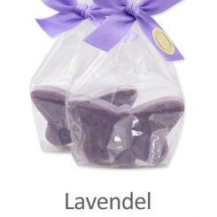 Sheep milk soap butterfly 38g, in a cellophane, Lavender 