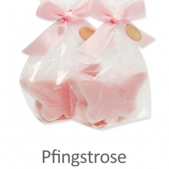 Sheep milk soap butterfly 38g, in a cellophane, Peony 