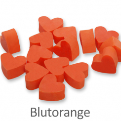 Schafmilchseife Herz mini mini 2g, Blutorange 