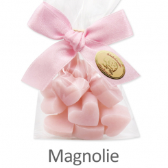 Schafmilchseife Herz mini mini 10x2g, in Cello, Magnolie 