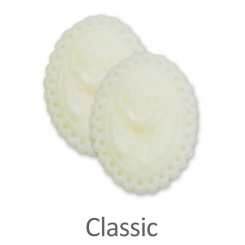 Sheep milk soap medaillon rose 8g, Classic 