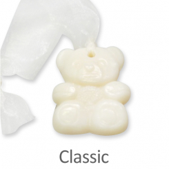 Sheep milk soap teddy 16g, hanging with organca, Classic 