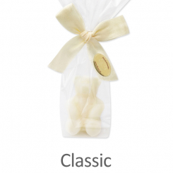 Sheep milk soap teddy bear small 25g, in a cellophane, Classic 