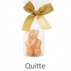Sheep milk soap teddy bear small 25g, in a cellophane, Quince 