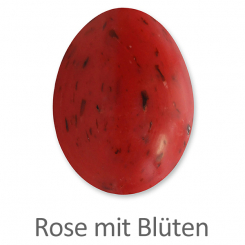 Schafmilchseife Ei 61g, Rose mit Blüten 