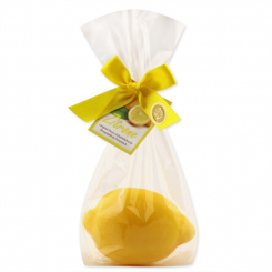 Vegetable oil soap lemon 140g in a cellophane with a card, Lemon dark 