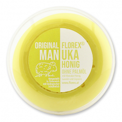 Manuka Honig Seife rund 100g in der Dose mit Etikett 