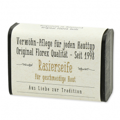 Shaving soap black 100g with label 