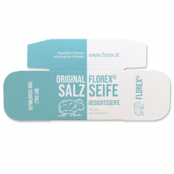 Paper box for salt soap square 100g 