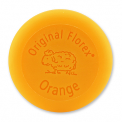 Schafmilchseife rund 100g, Orange 