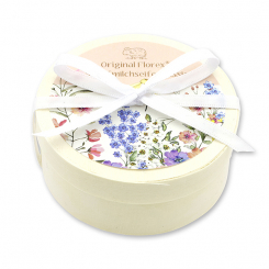 Sheep milk soap 100g in a box 'Blütenzart' with design 10, Classic 