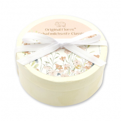 Sheep milk soap 100g in a box 'Blütenzart' with design 11, Classic 