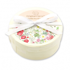 Sheep milk soap 100g in a box 'Blütenzart' with design 7, Classic 