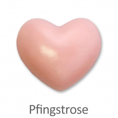 Sheep milk soap heart round 30g, Peony 