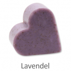 Sheep milk soap heart 85g, Lavender 