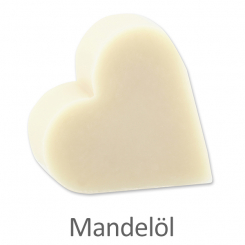 Sheep milk soap heart 85g, Almond oil 