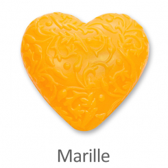 Schafmilchseife Herz Florex 80g, Marille 