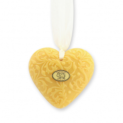 Schafmilchseife Herz Florex 80g hängend, Zirbe 