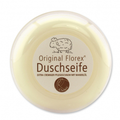 Duschseife mit Schafmilch rund 100g, in der Dose, Classic 