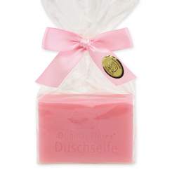 Shower soap with sheep milk 100g in a cellophane bag, rose Diana 