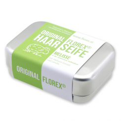 Hair soap square 100g in a can, Melissa 