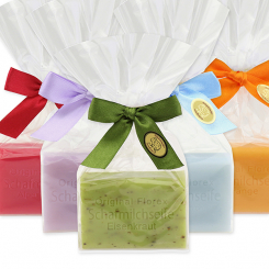 Schafmilchseife eckig 100g in Cello sortiert 