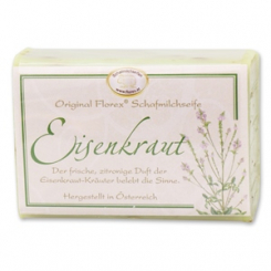 Schafmilchseife eckig 100g klassisch, Eisenkraut 