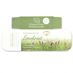 Paper box MC for sheep milk soap square 100g without palm oil, Verbena 