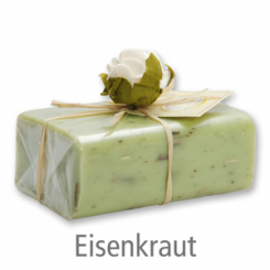 Schafmilchseife eckig 100g 1er verpackt, Eisenkraut 