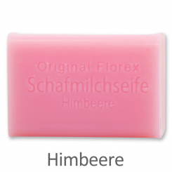 Schafmilchseife eckig 100g, Himbeere 