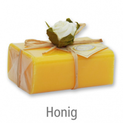 Sheep milk soap square 100g 1 piece packed, Honey 