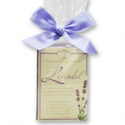 Sheep milk soap square 100g classic in cellophane, Lavender 
