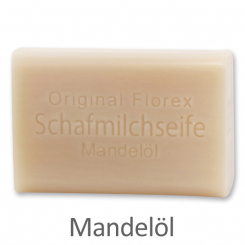 Schafmilchseife eckig 100g, Mandelöl 
