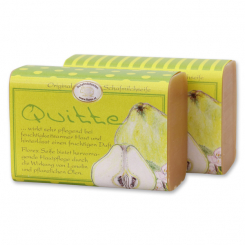 Sheep milk soap square 100g "Jung & Flott", Quince 