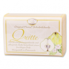 Schafmilchseife eckig 100g klassisch, Quitte 